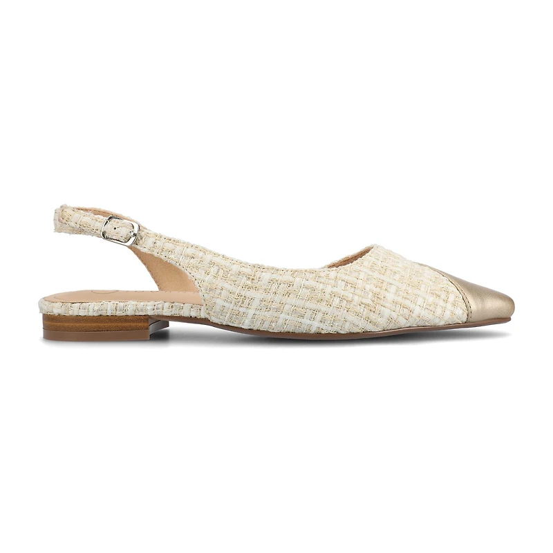 Journee Collection Daphnne Womens Pointed Closed Toe Ballet Flats