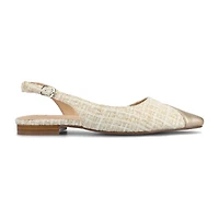 Journee Collection Daphnne Womens Pointed Closed Toe Ballet Flats