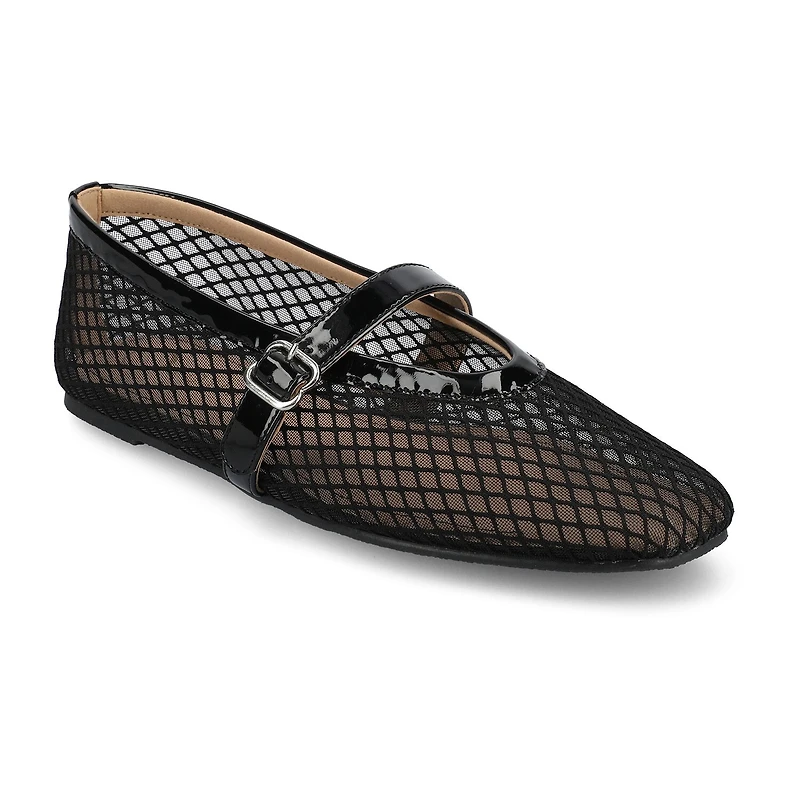 Journee Collection Casha Womens Square Closed Toe Ballet Flats