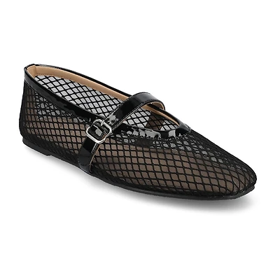 Journee Collection Casha Womens Square Closed Toe Ballet Flats