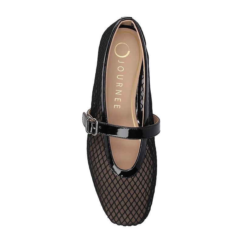 Journee Collection Casha Womens Square Closed Toe Ballet Flats