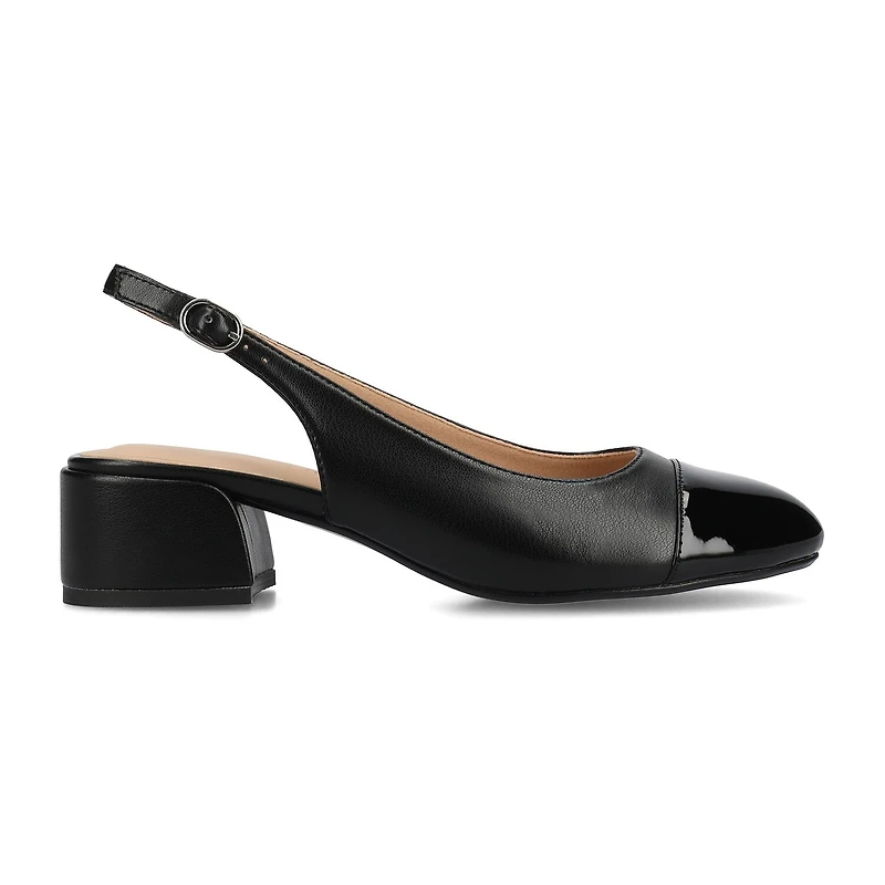 Journee Collection Sammie Womens Cap Closed Toe Flat Heel Pumps