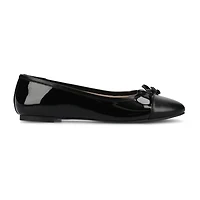 Journee Collection Kaiah Womens Cap Closed Toe Ballet Flats