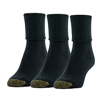 Gold Toe Bermuda Womens 3 Pair Turncuff Socks
