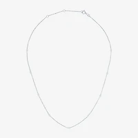 Diamond Addiction (G-H / I1-I2) Womens 1/3 CT. T.W. Lab Grown White Diamond 10K Gold Round 18 Inch Pendant Necklace