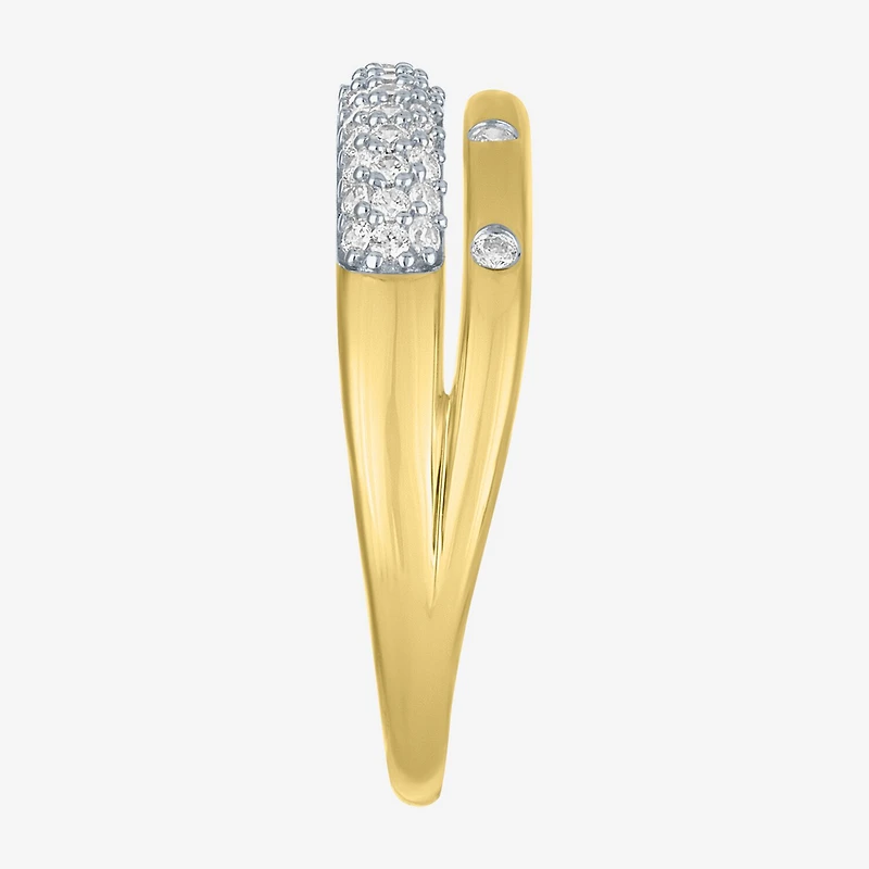 Diamond Addiction (G-H, I1-I2) Womens 5.5MM 1/3 CT. T.W. Lab Grown White 10K Gold Band