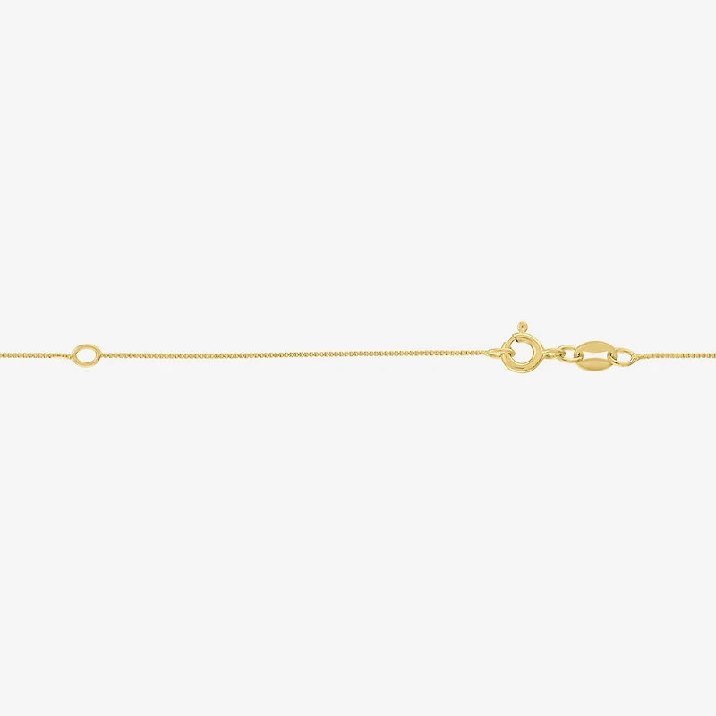 Yes Please! (G-H / I1-I2) Womens 1/10 CT. T.W. Lab Grown White Diamond 14K Gold Over Silver Sterling Silver 18 Inch Pendant Necklace