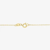 Diamond Addiction (G-H Womens 1/10 CT. T.W. Lab Grown White Diamond 14K Gold Over Silver Sterling Silver Star 16 Inch Pendant Necklace