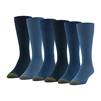 Gold Toe Stanton Mens 6 Pair Crew Socks