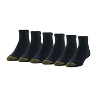 Gold Toe Athletic Sport Mens Breathable Multi-Pack 6 Pair Quarter Ankle Socks