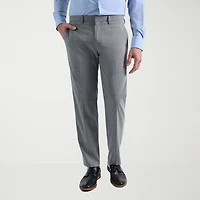 Haggar JMH 4 Way Stretch Houndstooth Mens Slim Fit Flat Front Suit Pant