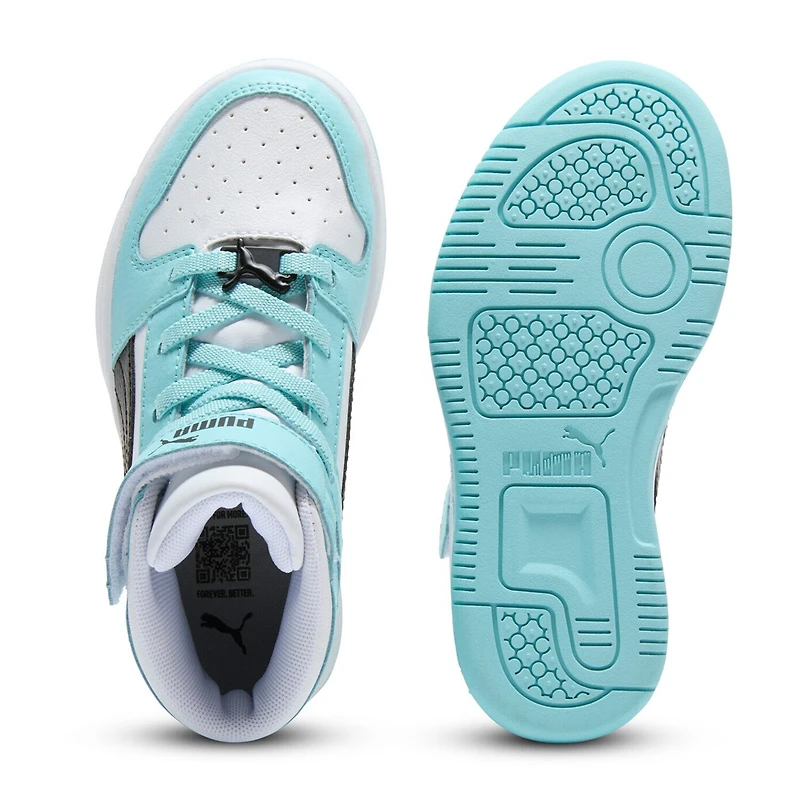 PUMA Rebound Layup Little Kid Girls Basketball Shoes