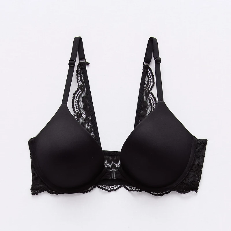 Arizona Body Cloud Kissed Front Close Push Up Demi Bra