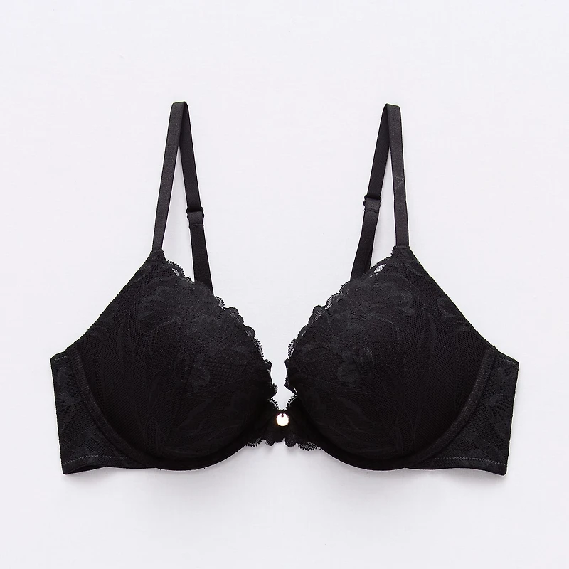 Ambrielle Tulip Lace Push Up Bra