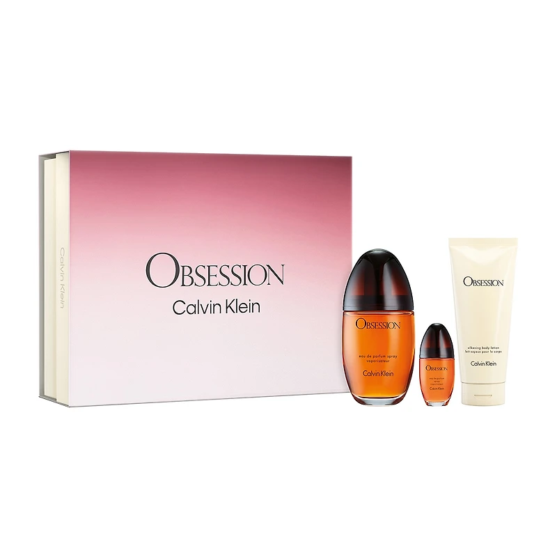 Calvin Klein Obsession For Women Eau De Parfum 3-Pc Gift Set ($151 Value) Perfume Set