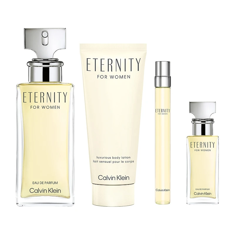 Calvin Klein Eternity For Women Eau De Parfum 4-Pc Gift Set ($205 Value) Perfume Set
