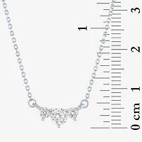 (Si2-I1/G-H) Womens 1/3 CT. T.W. Lab Grown White Diamond 10K Gold Round 18 Inch Pendant Necklace