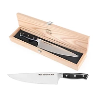 Think Outside The Plate 8" Chefs Knife with Wood Box
