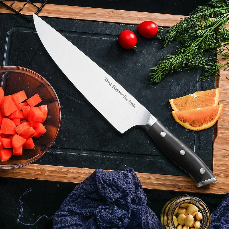 Think Outside The Plate 8" Chefs Knife with Wood Box