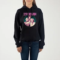 Womens Juniors Long Sleeve Fleece Hoodie