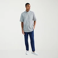 Haggar Comfort Luxe Mens Straight Fit Flat Front Pant