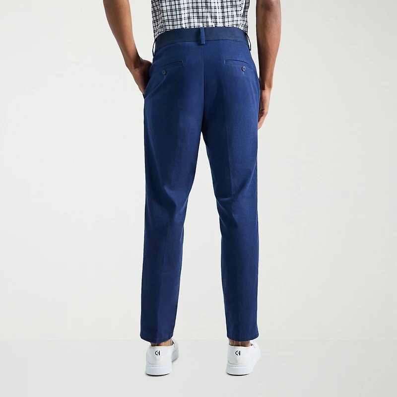 Haggar Comfort Luxe Mens Straight Fit Flat Front Pant