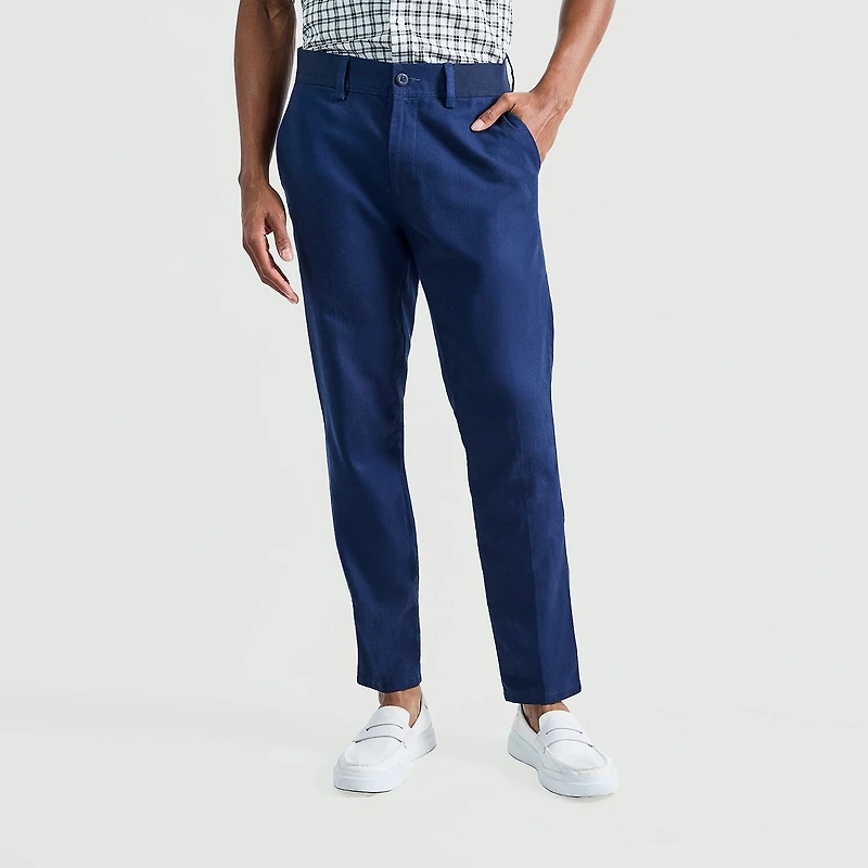 Haggar Comfort Luxe Mens Straight Fit Flat Front Pant