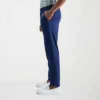Haggar Comfort Luxe Mens Straight Fit Flat Front Pant