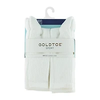 Gold Toe Sport Cushion Womens 6 Pair Crew Socks
