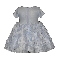 Bonnie Jean Toddler Girls Short Sleeve Fitted A-Line Dress