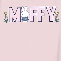Miffy Little & Big Kid Girls Crew Neck Short Sleeve Regular Fit Graphic T-Shirt