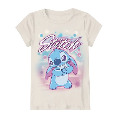 Little & Big Kid Girls Crew Neck Short Sleeve Regular Fit Graphic T-Shirt