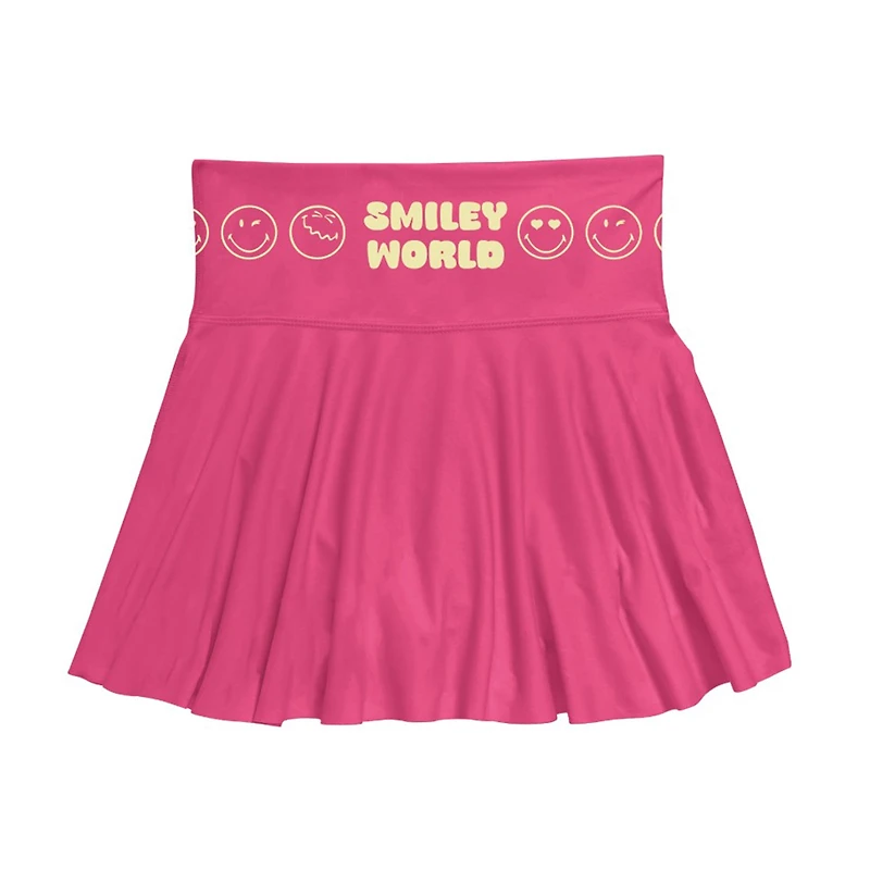 Smiley Little & Big Kid Girls Skort