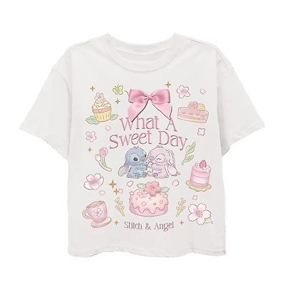 Little & Big Kid Girls Crew Neck Short Sleeve Regular Fit Graphic T-Shirt