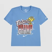 Nike Little Boys Crew Neck Short Sleeve Regular Fit Graphic T-Shirt