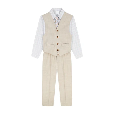 Van Heusen Little & Big Kid Boys 4-pc. Suit Set