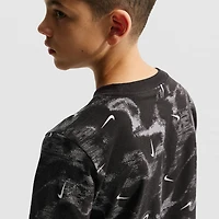 Nike Club Big Kid Unisex Crew Neck Short Sleeve Regular Fit Graphic T-Shirt