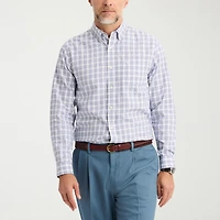 Dockers Stain Defender Mens Long Sleeve Regular Fit Wrinkle Free Button-Down Shirt