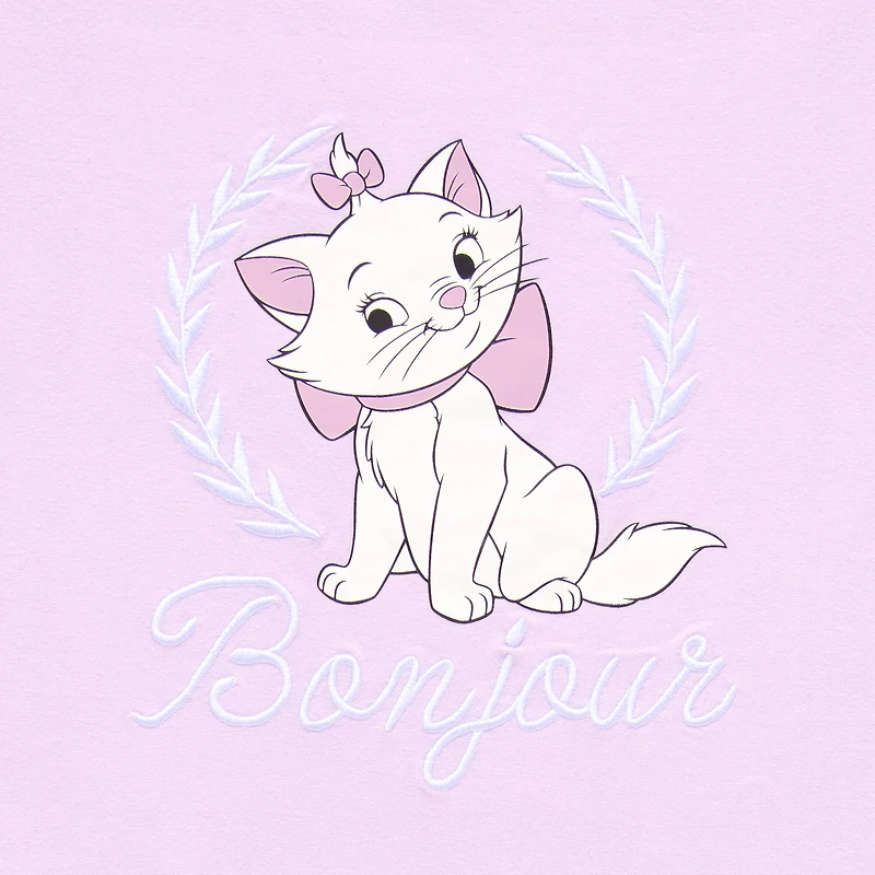 Womens Juniors Crew Neck Short Sleeve Fitted The Aristocats Graphic T-Shirt