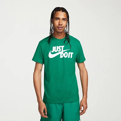 Nike Jdi Swoosh Mens Crew Neck Short Sleeve Classic Fit Graphic T-Shirt