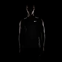 Nike Miler Uv Dri Fit Mens Crew Neck Sleeveless Active Tank Top