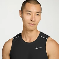 Nike Miler Uv Dri Fit Mens Crew Neck Sleeveless Active Tank Top
