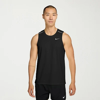 Nike Miler Uv Dri Fit Mens Crew Neck Sleeveless Active Tank Top