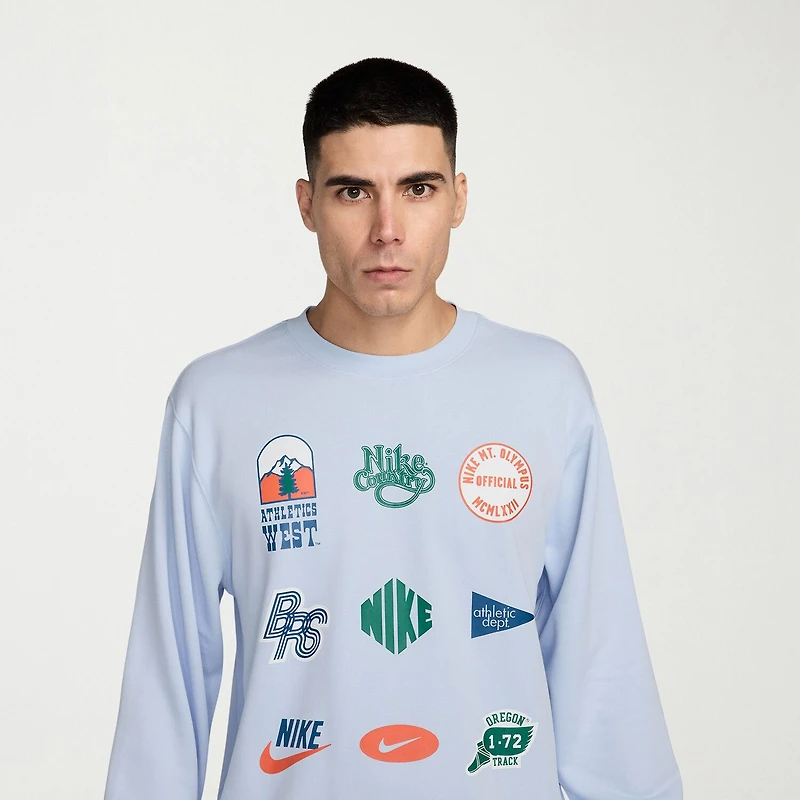 Nike Club Mens Crew Neck Long Sleeve Sweatshirt