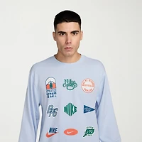 Nike Club Mens Crew Neck Long Sleeve Sweatshirt