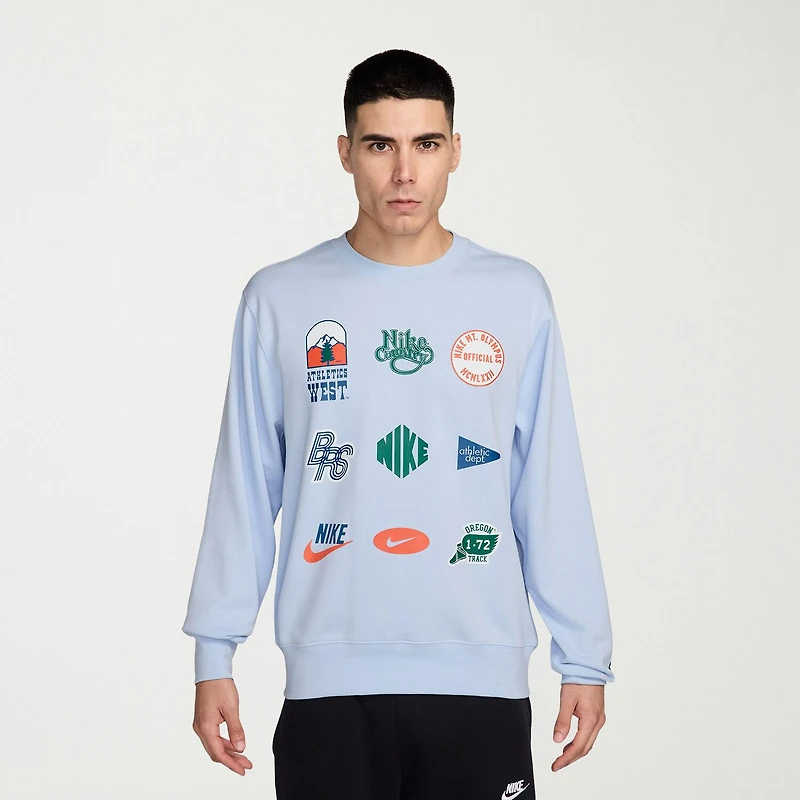 Nike Club Mens Crew Neck Long Sleeve Sweatshirt