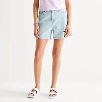 Arizona Womens 5" Mid Rise Juniors Denim Short