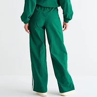 Xersion Womens Wide Leg Mid Rise Relaxed Fit Track Pant