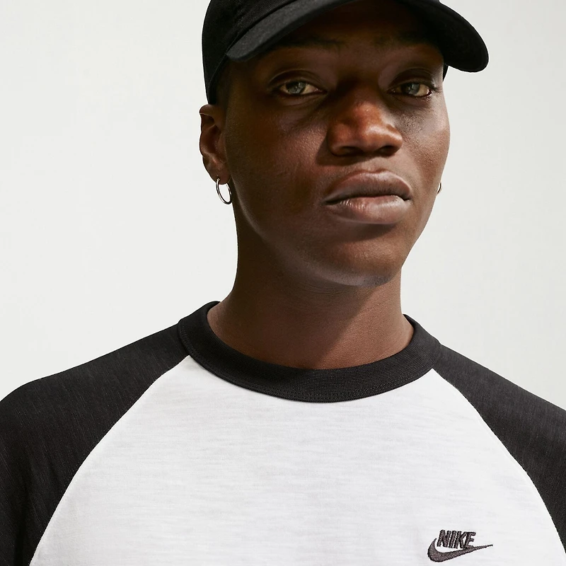 Nike Mens Crew Neck 3/4 Sleeve Active T-Shirt