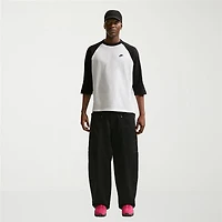 Nike Mens Crew Neck 3/4 Sleeve Active T-Shirt